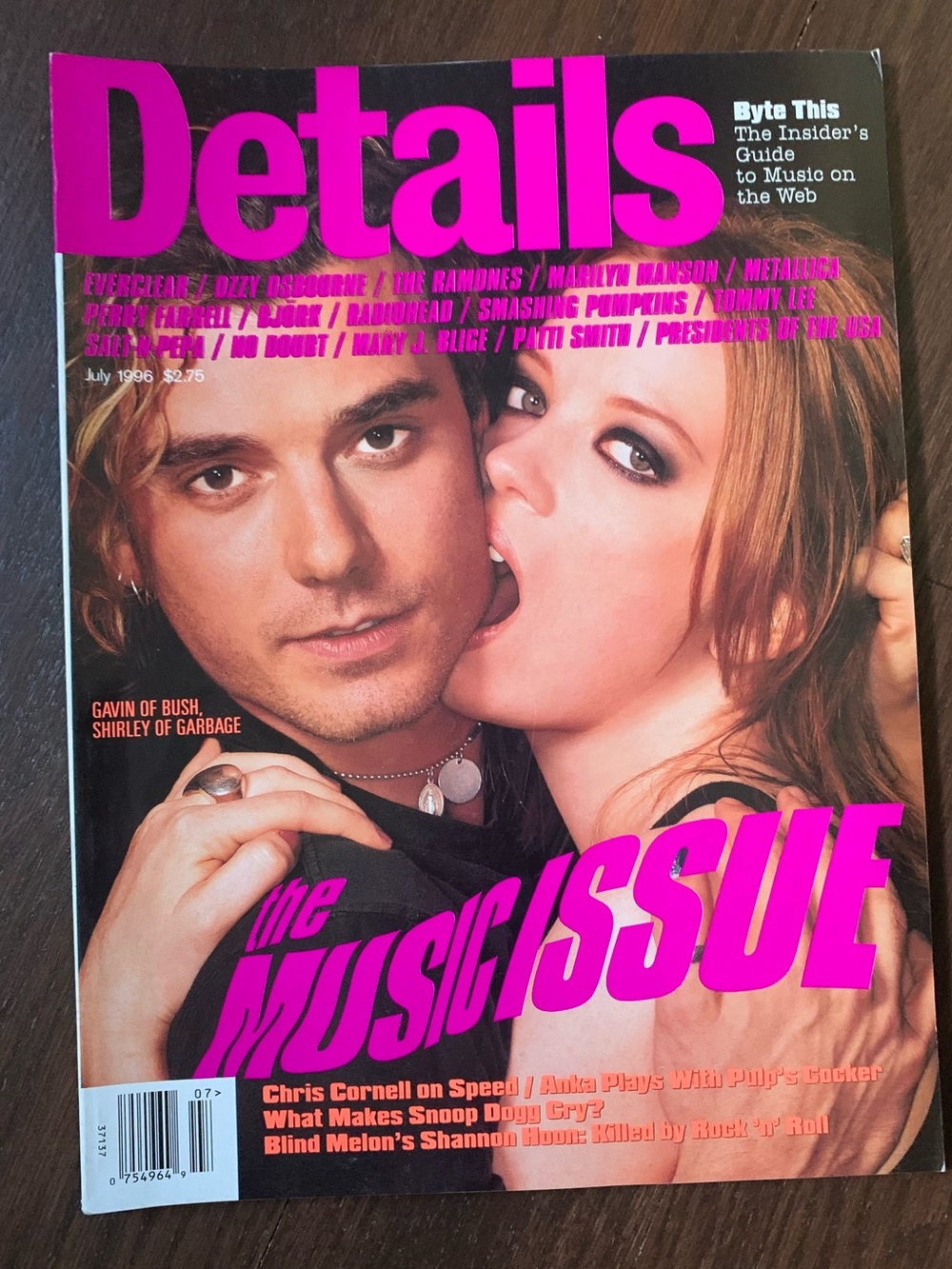 Details vintage magazine July 1996 issue with